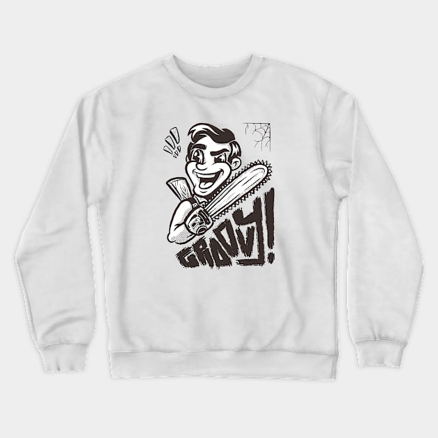 Groovy! Crewneck Sweatshirt by BeataObscura